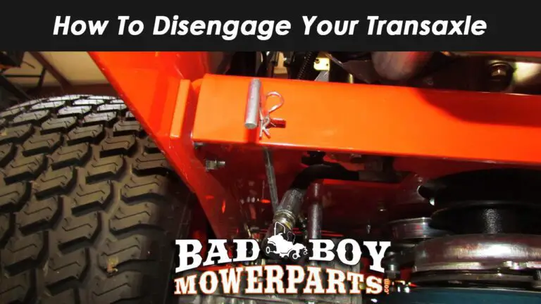Bad Boy Mower Transaxle Problems