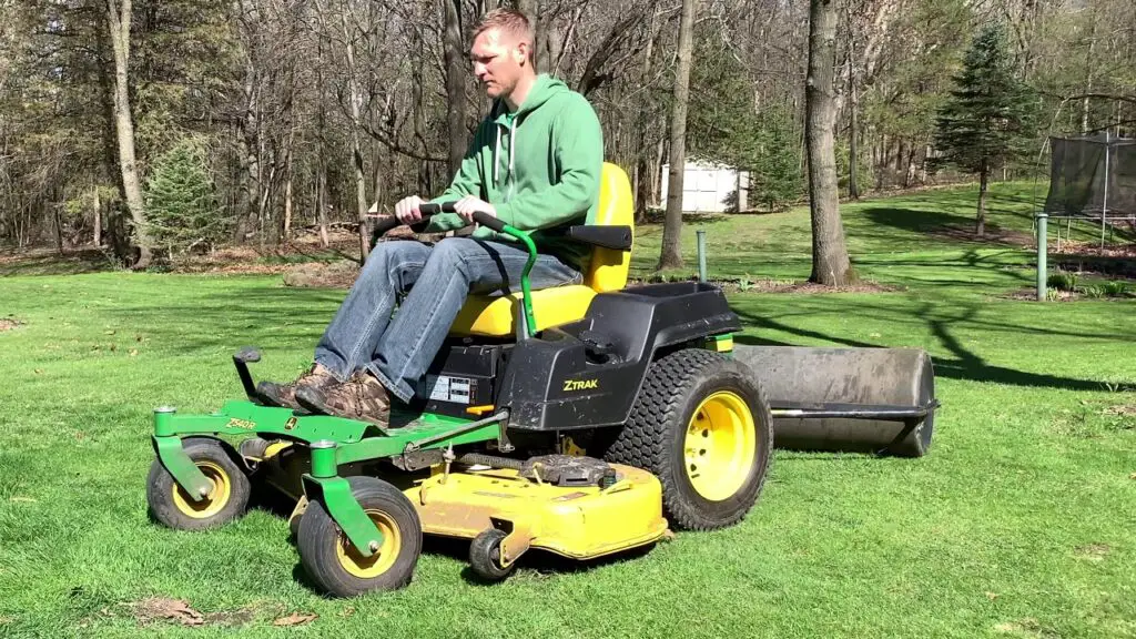 Can A Zero Turn Mower Pull A Lawn Roller Outside Gear