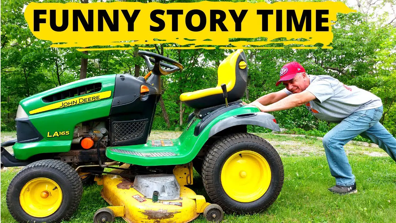 Can You Push Riding Lawn Mower Outside Gear