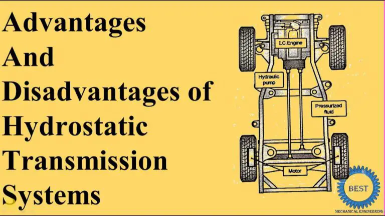 Disadvantages Of Hydrostatic Transmission