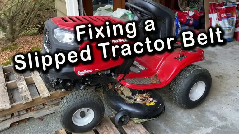 How Do You Stop A Lawn Mower Belt From Slipping
