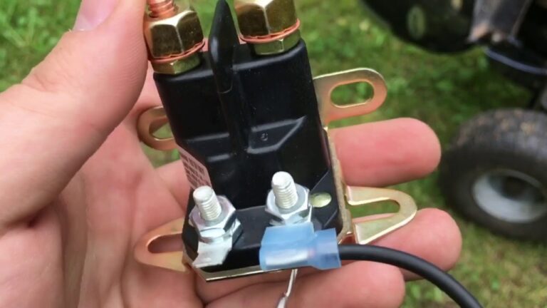 How To Tell If Lawn Mower Starter Solenoid Is Bad