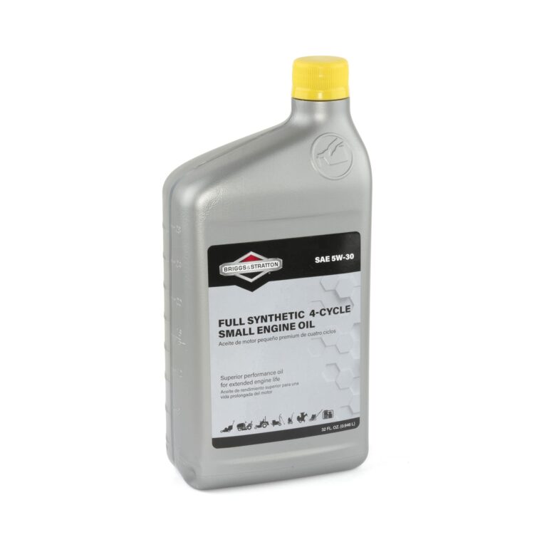 Is 5W30 Oil Synthetic Ok For Lawn Mower