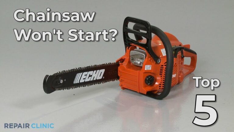 New Chainsaw Wont Start