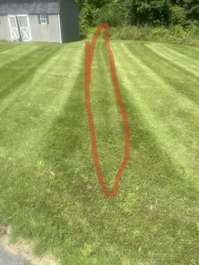 Riding Mower Leaving A Strip In The Middle