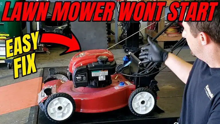 Toro Lawn Mower Wont Start