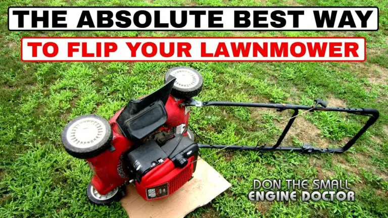 Which Way To Tilt Lawn Mower