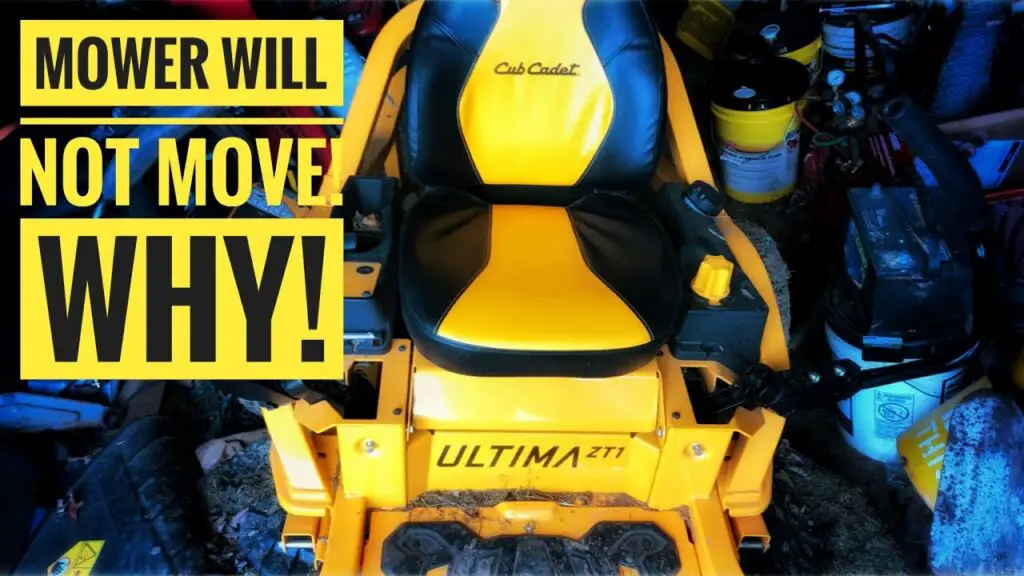 Zero Turn Mower Wont Go Forward Or Reverse Outside Gear